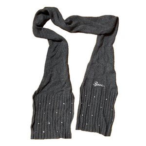 🌷 Guess 🌷 Grey Knit Rhinestone Scarf